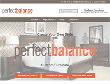 Tablet Screenshot of perfectbalancefurniture.com